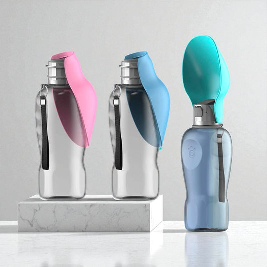 Portable Dog & Cat Water Bottle – Travel Feeder